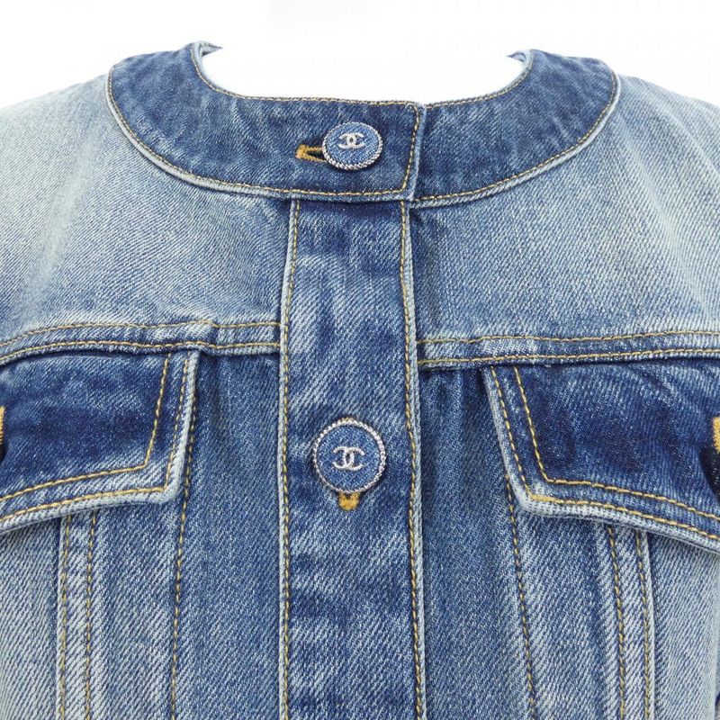Chanel P78108v70196 24b Denim Jacket
