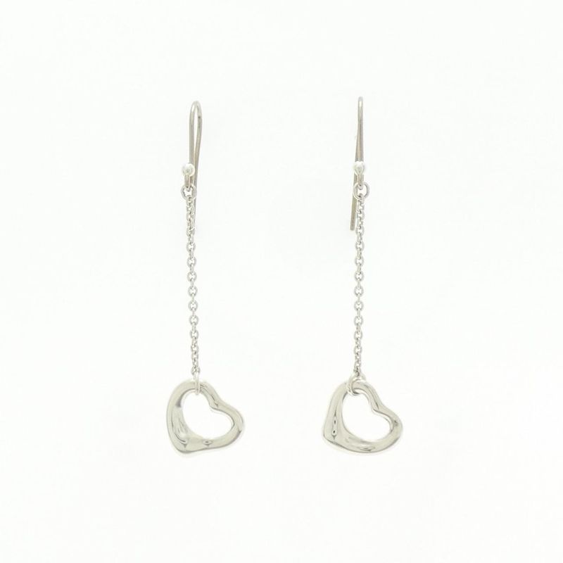 Tiffany & Co Open Heart Drop Earrings