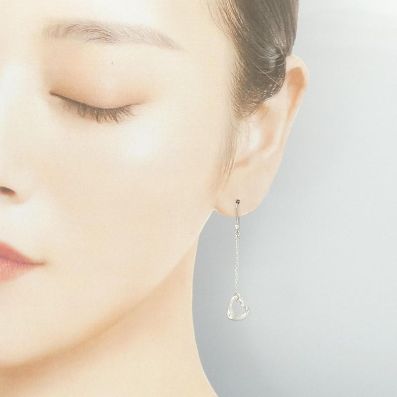Tiffany & Co Open Heart Drop Earrings