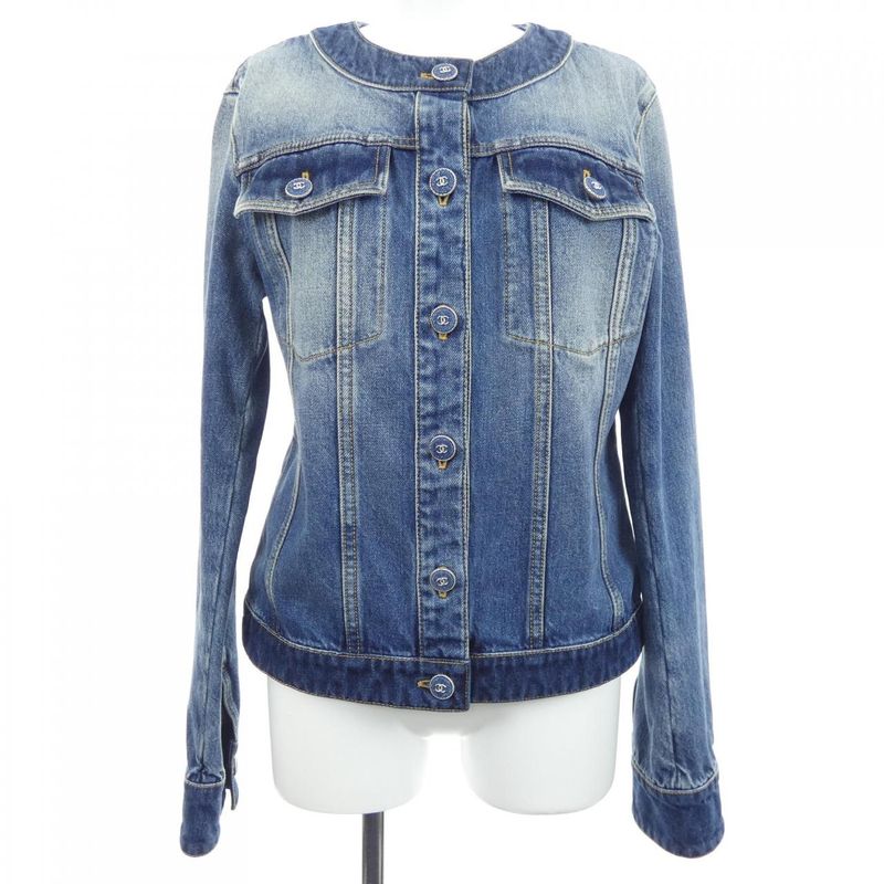 Chanel P78108v70196 24b Denim Jacket