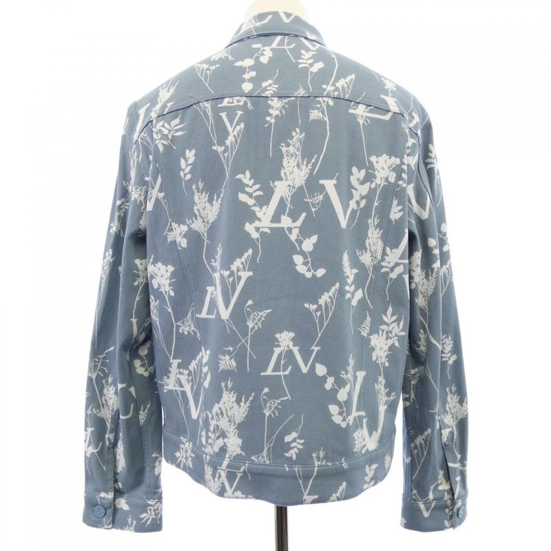 Louis Vuitton Dna Leaf Denim Jacket Hna59wnf1 Denim Jacket