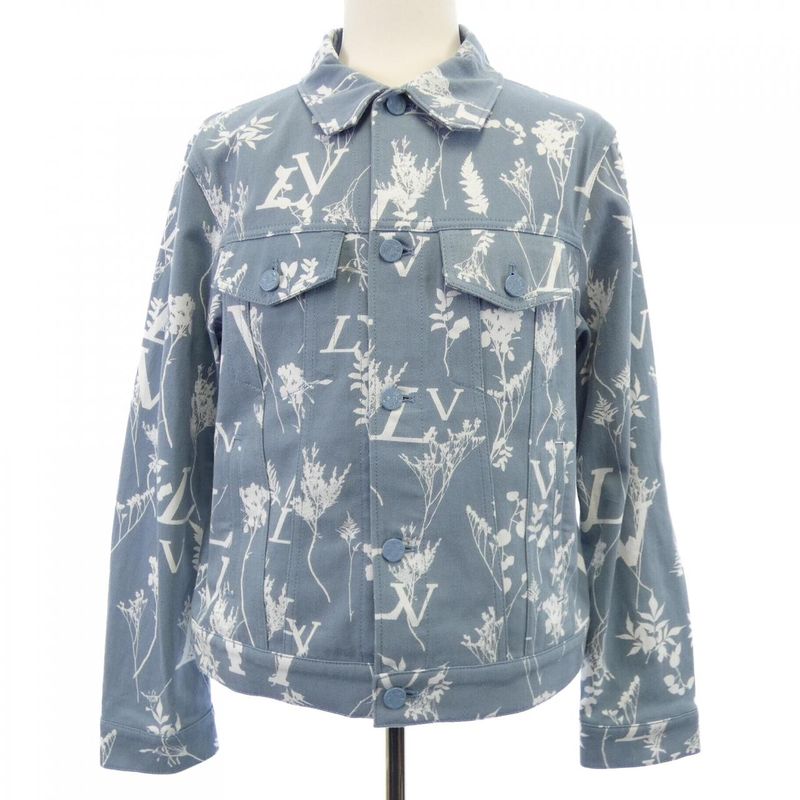 Louis Vuitton Dna Leaf Denim Jacket Hna59wnf1 Denim Jacket