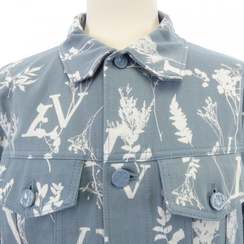 Louis Vuitton Dna Leaf Denim Jacket Hna59wnf1 Denim Jacket
