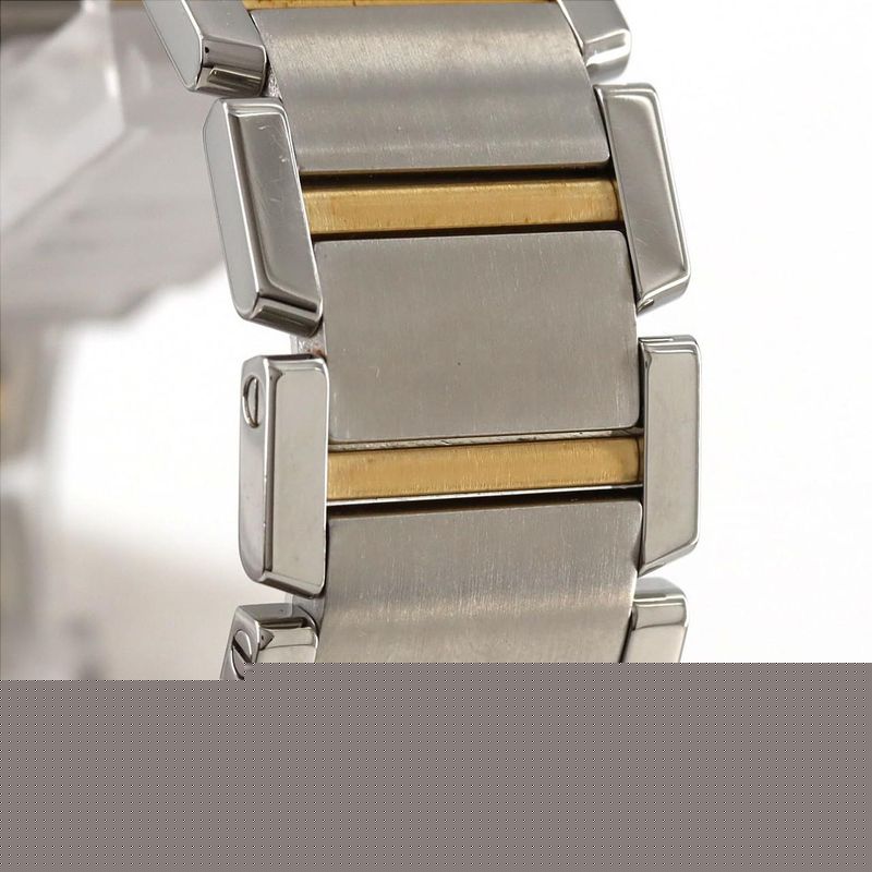 Cartier Tank Française MM Date Combi W51012q4 SS Xyg Quartz