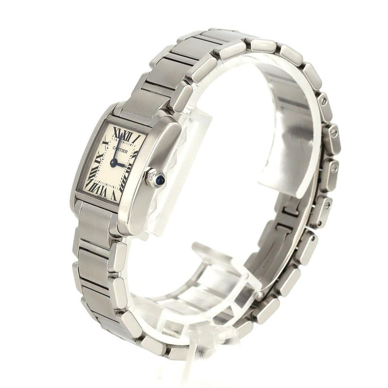 Cartier Tank Française Sm W51008q3 SS Quartz