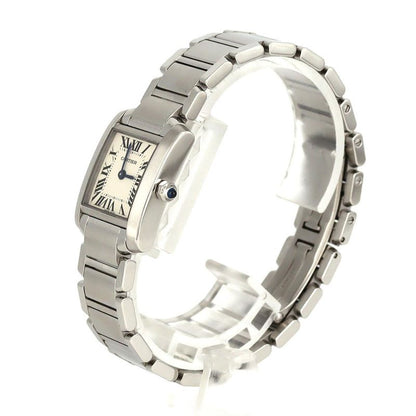 Cartier Tank Française Sm W51008q3 SS Quartz
