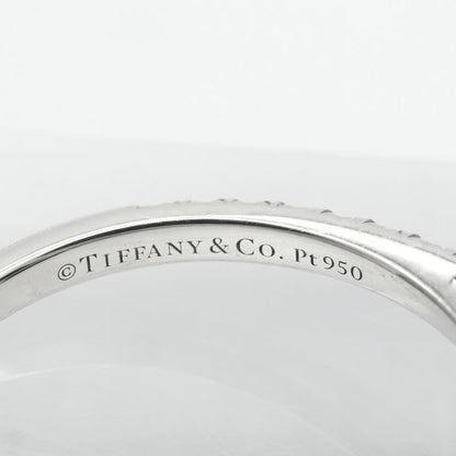Tiffany & Co Emerald Cut Engagement Ring Diamond Platinum Band