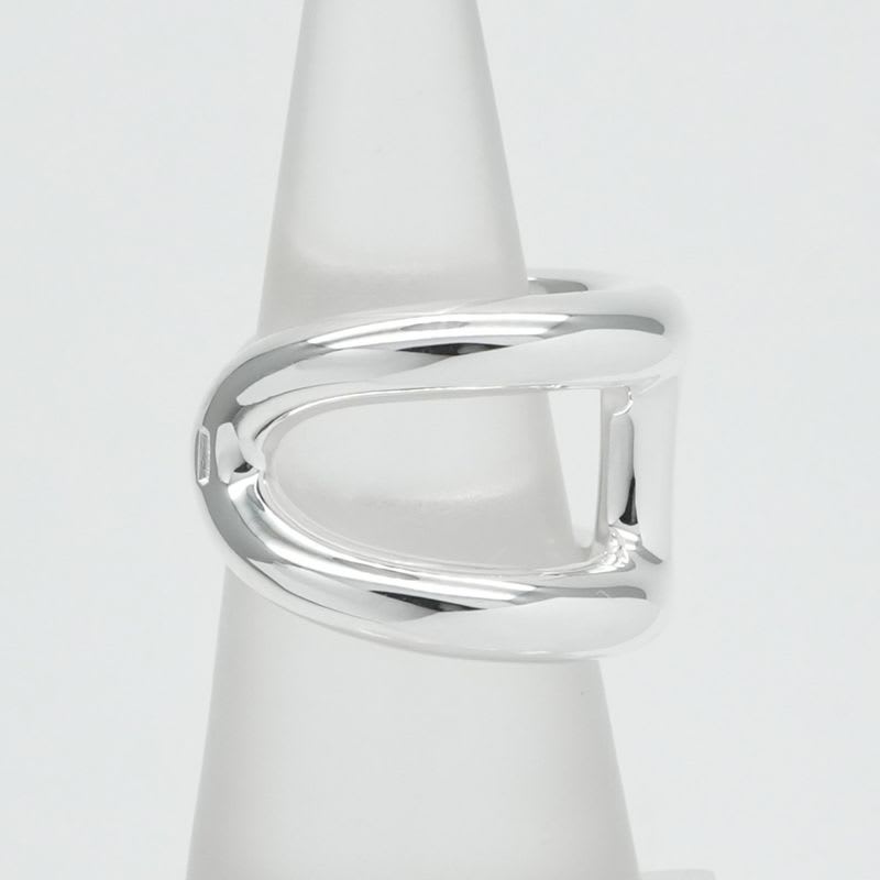 Hermes Osmozu Ring AG 925 Silver Chaine