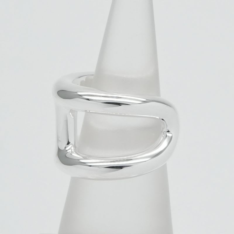 Hermes Osmozu Ring AG 925 Silver Chaine