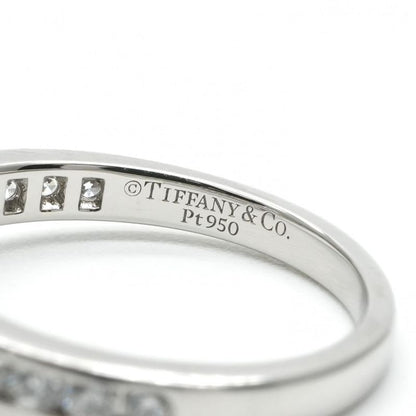 Tiffany & Co Engagement Ring Channel Set Diamond Band Platinum