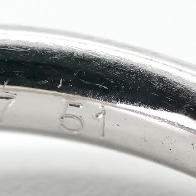 Chanel Engagement Ring Half Eternity Half Circle Camellia Collection Ring Pt950