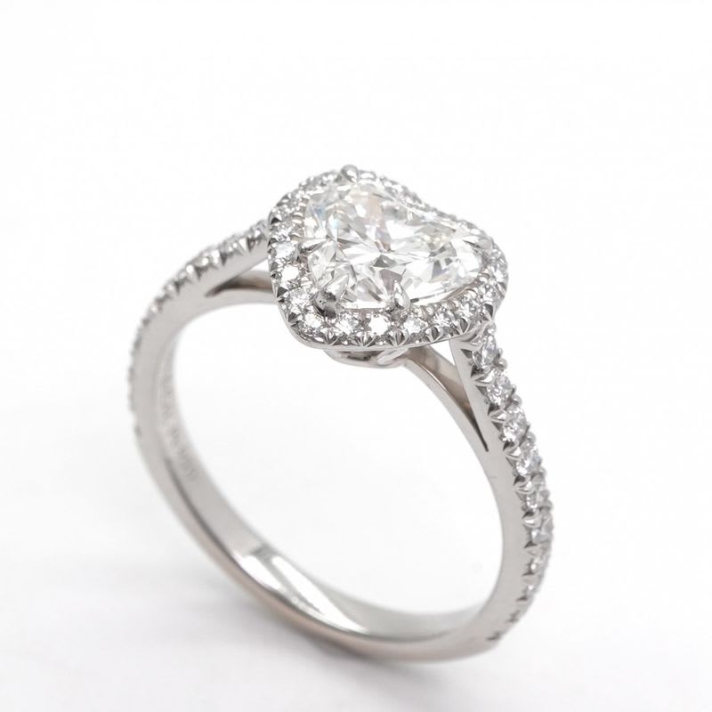 Tiffany & Co Heart Shape Engagement Ring