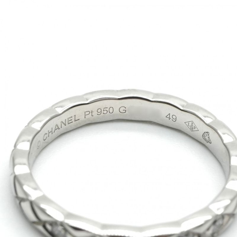 Chanel Coco Crush Coco Crush John Parisian Coco Crush Ring Pt950 Silver Diamond