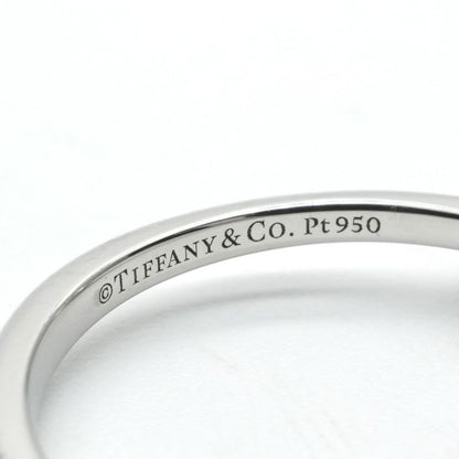 Tiffany & Co Round Brilliant Cut Diamond Platinum Band