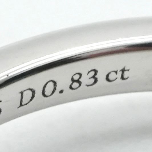 Tiffany & Co Round Brilliant Cut Diamond Platinum Band
