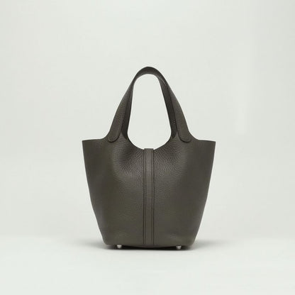 Hermes Picotin Lock PM Picotin Lock PM Bag Tote Bag Taurillon Clemence Etain