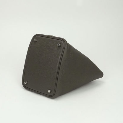 Hermes Picotin Lock PM Picotin Lock PM Bag Tote Bag Taurillon Clemence Etain