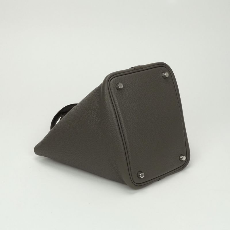 Hermes Picotin Lock PM Picotin Lock PM Bag Tote Bag Taurillon Clemence Etain