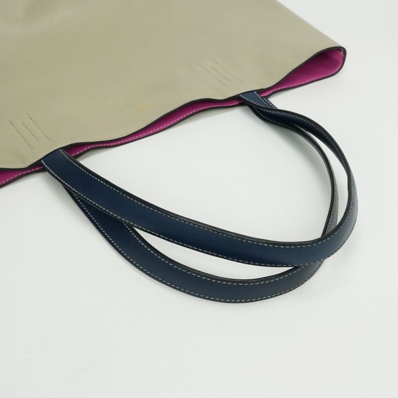 Hermes Double Sens 45 Double Sens 45 Bag Tote Bag Taurillon Clemence Rosepurple
