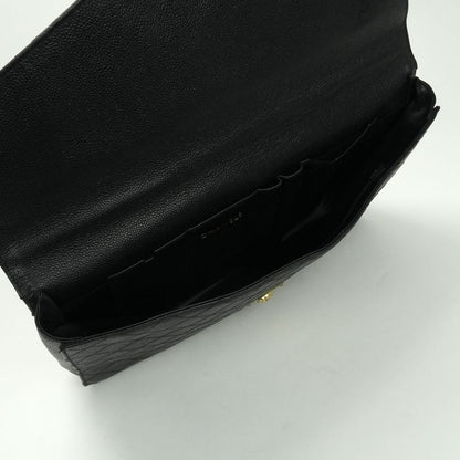Chanel Bicolore Bag Business Bag Briefcase Caviar Skin Black Gold Hardware