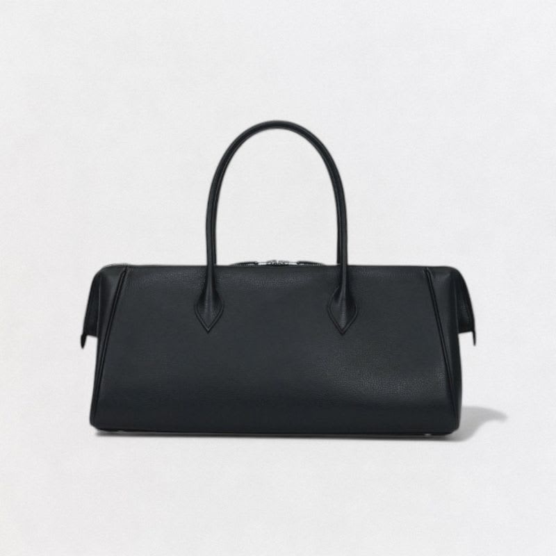Hermes Paris Bombay 40 Bag Tote Vacherieger Noir Black