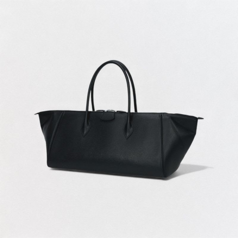 Hermes Paris Bombay 40 Bag Tote Vacherieger Noir Black