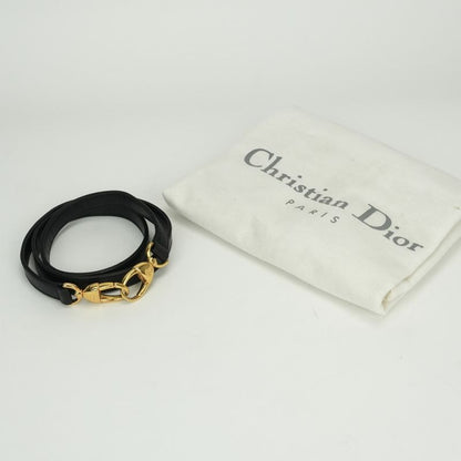 Christian DIOR Large LADY DIOR Cannage Bag Tote Bag Leather Black Gold Hardware