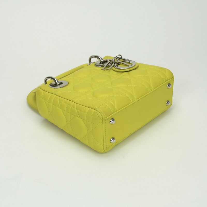 Christian DIOR Small LADY DIOR Cannage Bag Mini Bag Tote Bag Shoulder Bag