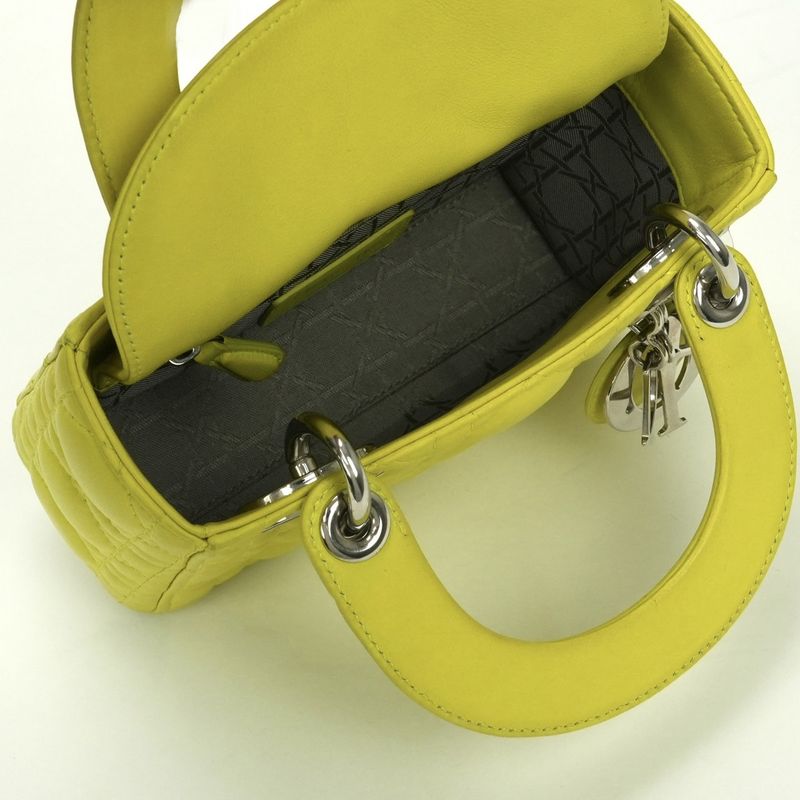 Christian DIOR Small LADY DIOR Cannage Bag Mini Bag Tote Bag Shoulder Bag