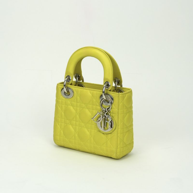 Christian DIOR Small LADY DIOR Cannage Bag Mini Bag Tote Bag Shoulder Bag