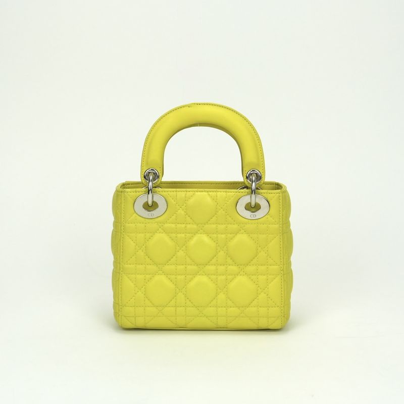 Christian DIOR Small LADY DIOR Cannage Bag Mini Bag Tote Bag Shoulder Bag