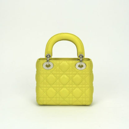 Christian DIOR Small LADY DIOR Cannage Bag Mini Bag Tote Bag Shoulder Bag