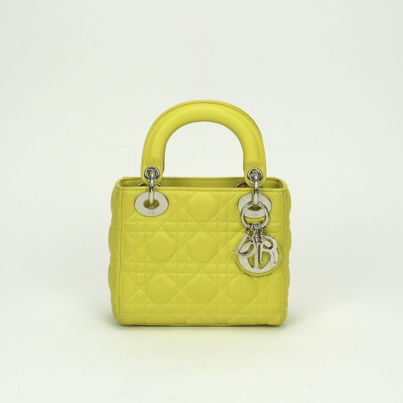 Christian DIOR Small LADY DIOR Cannage Bag Mini Bag Tote Bag Shoulder Bag