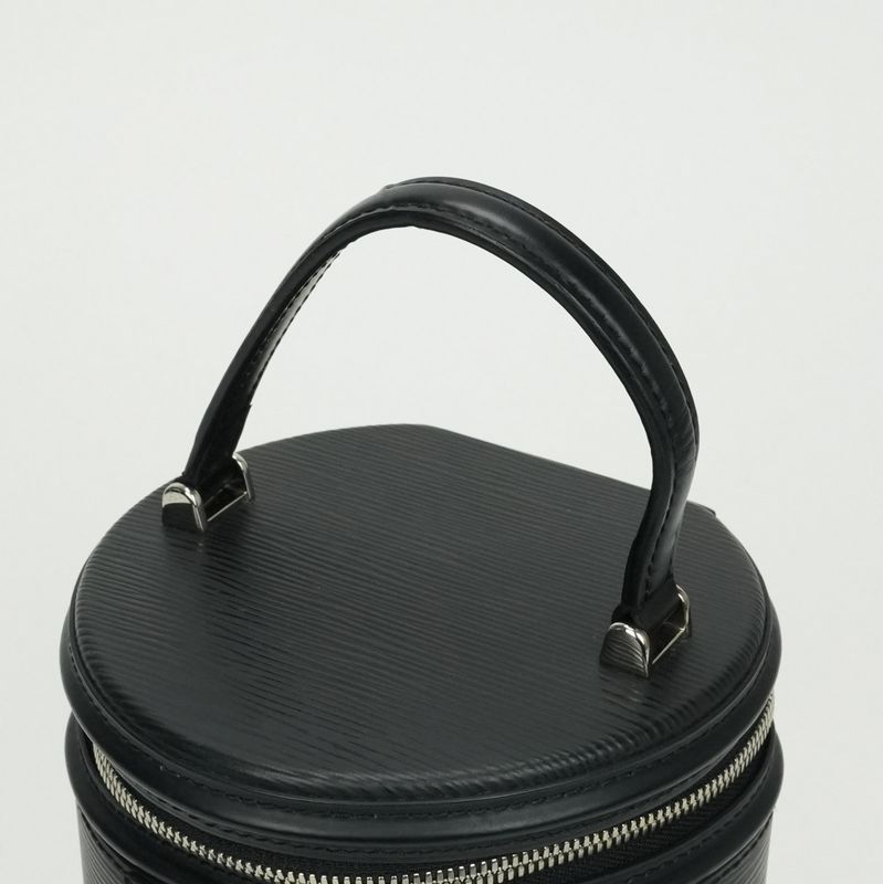 Louis Vuitton Cannes Bag Tote Bag Shoulder Bag Epi Leather Black Silver