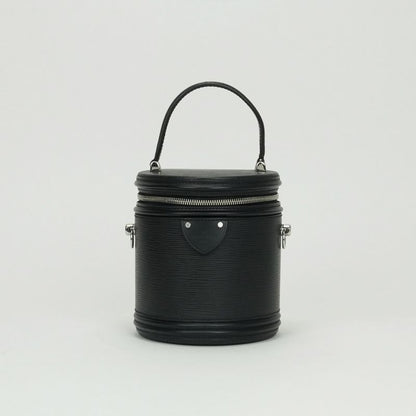 Louis Vuitton Cannes Bag Tote Bag Shoulder Bag Epi Leather Black Silver