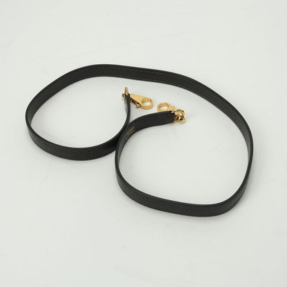 Hermes Shoulder Strap Box Calf Brown Tea Gold Hardware
