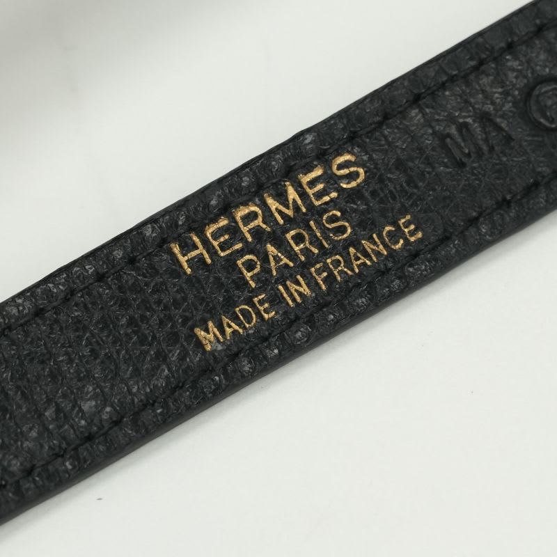 Hermes Shoulder Strap Others Courchevel Noir Black