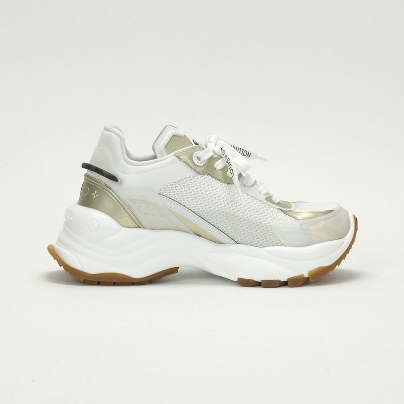 Louis Vuitton Run 55 Run 55 Sneakers Shoes Mixed Material White