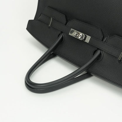 Hermes Birkin 40 Birkin 40 Bag Tote Bag Togo Noir Black Silver Hardware