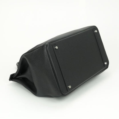 Hermes Birkin 40 Birkin 40 Bag Tote Bag Togo Noir Black Silver Hardware