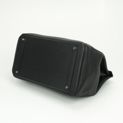 Hermes Birkin 40 Birkin 40 Bag Tote Bag Togo Noir Black Silver Hardware