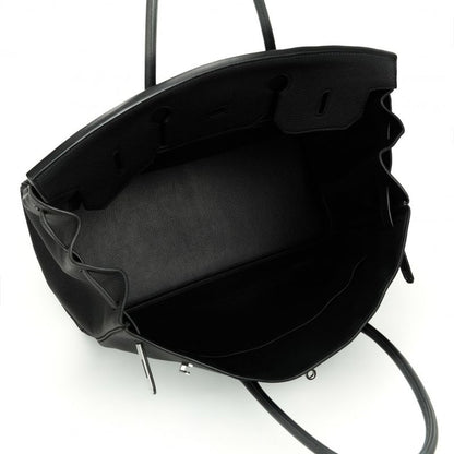 Hermes Birkin 40 Birkin 40 Bag Tote Bag Togo Noir Black Silver Hardware