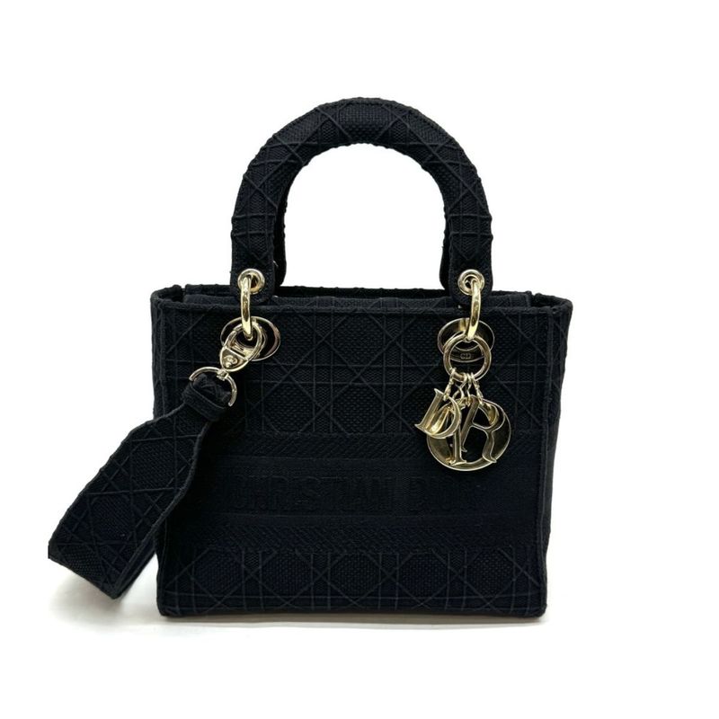 Christian DIOR All Lady D-lite Medium Dior Or Lady D-lite Medium Bag Cannage