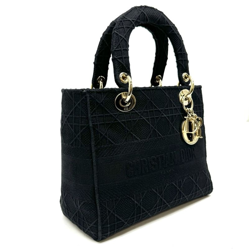 Christian DIOR All Lady D-lite Medium Dior Or Lady D-lite Medium Bag Cannage