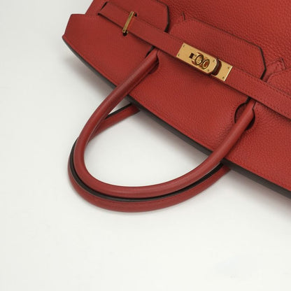 Hermes Birkin 40 Birkin 40 Bag Tote Bag Togo Vermilion Red Gold Hardware Handbag