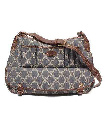 Celine Shoulder Bag Crossbody Denim Macadam Women's Celine