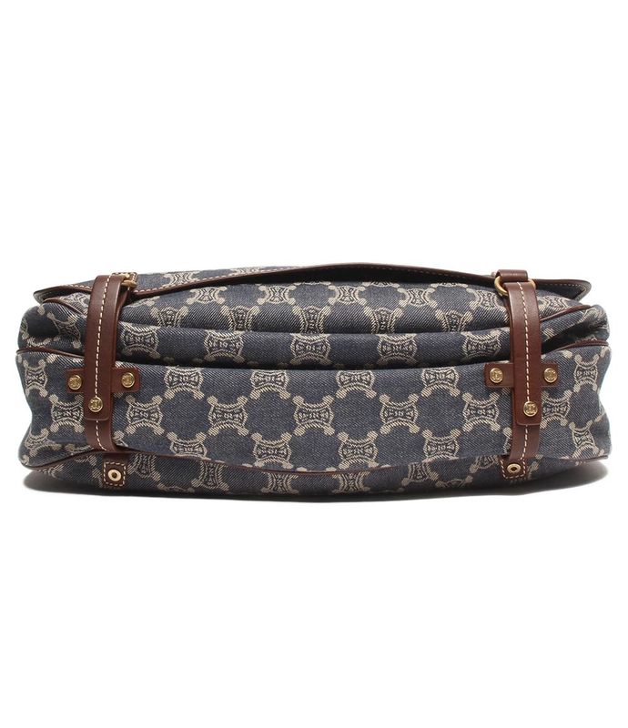 Celine Shoulder Bag Crossbody Denim Macadam Women's Celine