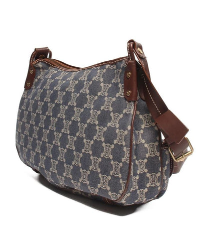 Celine Shoulder Bag Crossbody Denim Macadam Women's Celine