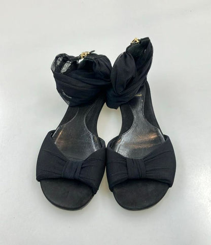 Fendi Ankle Strap Sandals Flat Women's SIZE 37 (24cm (9.45in)) Fendi