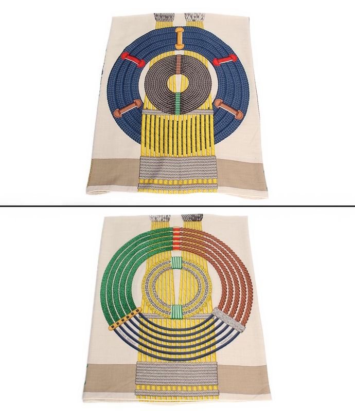 Hermes Scarf Carre 140 Carre Geant Dressage Tressage Women's Hermes